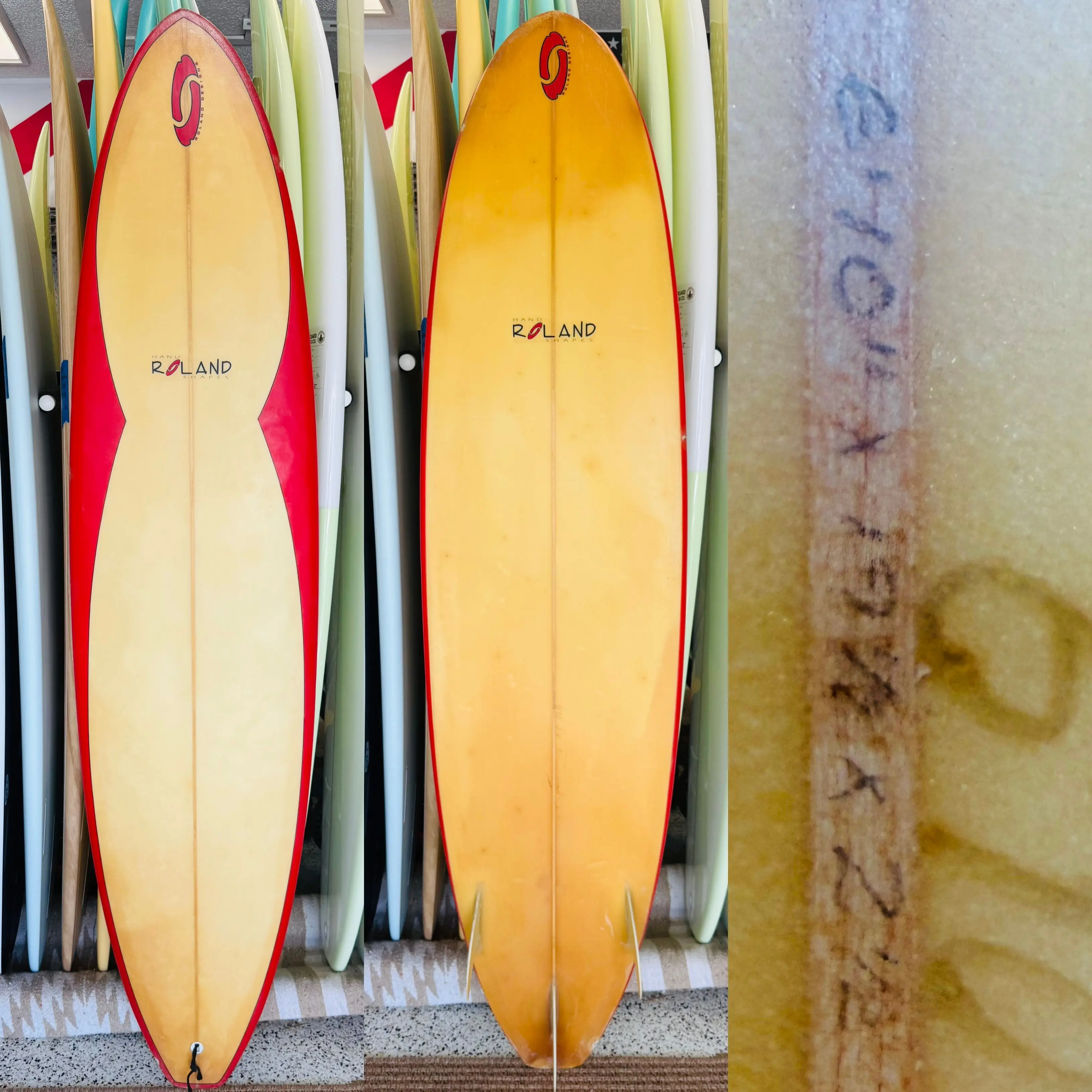 6’10” Roland Chocarro Midlength Surfboard - 35L