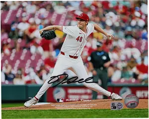 Nick Lodolo Cincinnati Reds Autographed 8" x 10" Pitching in White Photograph - Fanatics Authentic Certified