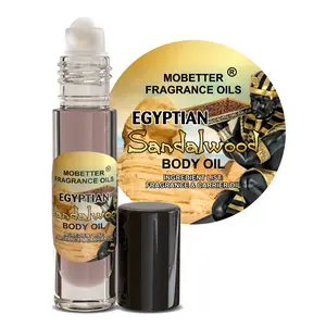 MOBETTER FRAGRANCE OILS Egyptian Sandalwood Fragrance Body Oil 0.33 Oz Roll On Glass Bottle