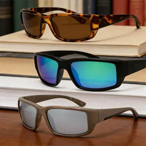 Unisex Polarized Sport Sunglasses UV400 Protection Lightweight TR90 Frames Impact Resistant Performance Lens for Outdoor Activities