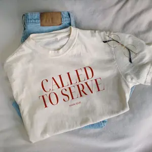 Christian Shirt, Called To Serve, Trendy Christian Tee, Aesthetic Christian Apparel