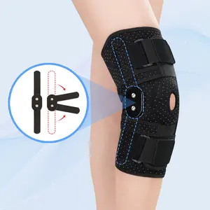 Adjustable Heavy-Duty Long Patellar Knee Brace Support, Dual-Sided Stability for Sports, Unisex Knee Protector for Enhanced Joint Protection, Knee Supporter