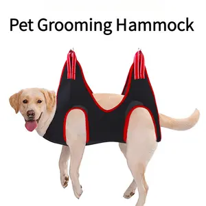 Cross Border Pet Grooming Hammock, Suitable For Dogs And Cats, Breathable Mesh Sling For Trimming Nails, Bathing, And Veterinary Visits, Multi-Purpose Adjustable Pet Restraint Bag