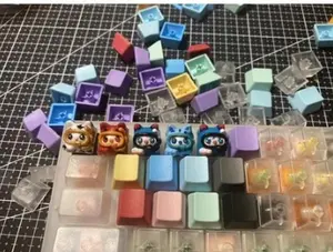 Cute Scuba Diver Cat Artisan Keycap, Ocean Theme Custom Keycap for Mechanical Keyboard, Kawaii Desk Setup, Gamer Gift