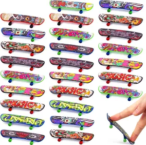 50 PCS Mini Finger Skateboards Party Favors, Easter Gifts & Beginner Practice Set for Kids & Adults, Finger Boards Toy, Easter Classroom Prizes Exchange Gifts