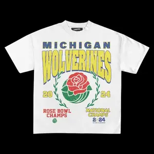 2024 Michigan Wolverines Rose Bowl Champions Retro T-shirt, an excellent gift for football fans