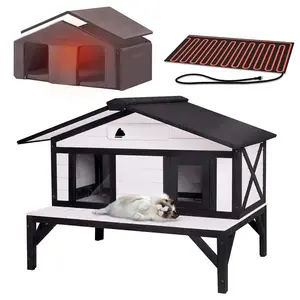 Aivituvin- Winter Heated Cat House with Insulation | Heating Pad | Outdoor Cat House| Stray Cat Shelter,Outdoor Cat House AIR92-M-IN-HP