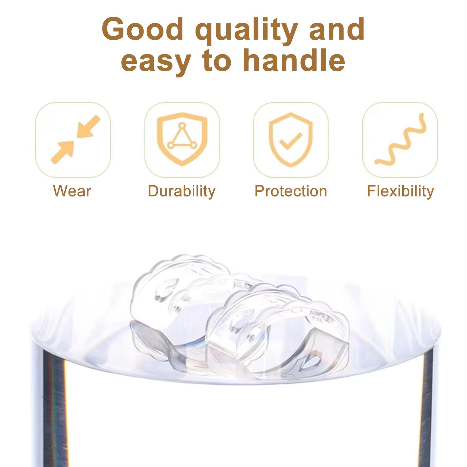 SGGUI Ring Sizers for Loose Rings,With Ring Sizer Measuring Tool, 8 Pack Invisible Ring Size Adjuster Silicone, Ring Guards Spacer Tightener Resizer Fitter for Women Men, Make Ring Smaller Without Resizing Thick Band