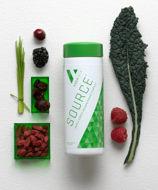 Asea VIA Source Whole Food and Micronutrient Complex Supplement Edible Fitness Dietary Healthcare Optimum Organic Vitamin