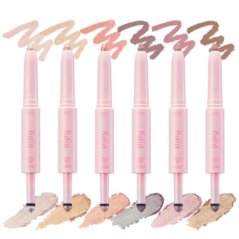 Kaja Wink Dazzle | Dual-ended creamy Eyeshadow Stick with Glitter, 'Aegyo' makeup look, Smudge proof, Creamy & blendable formula, Multi-Stick | Vegan, Cruelty-Free