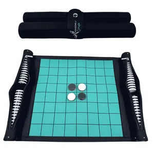 Roll-Up Travel Reversi Game | Othello Board Game for Family | Travel Othello Game