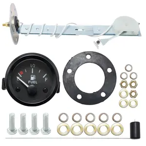 A Set Classic Fuel Gauge Kit, Car Fuel Level Indicator, Father's Day Gift, Universal Fit for Cars/suvs, 2-Inch Dashboard, 12V, E-1/2-F Pointer Gauge Auto Repair Parts