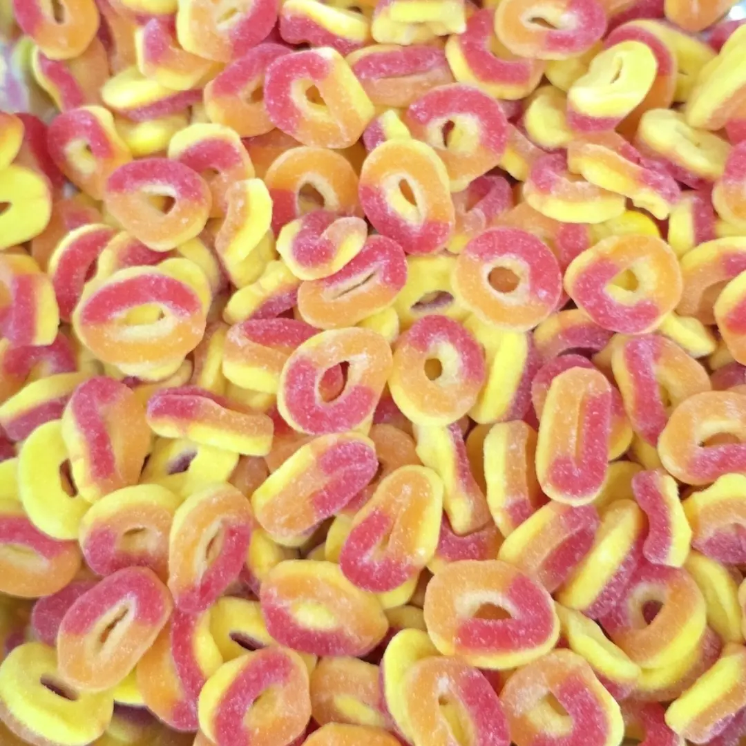 Peach Gummy Rings