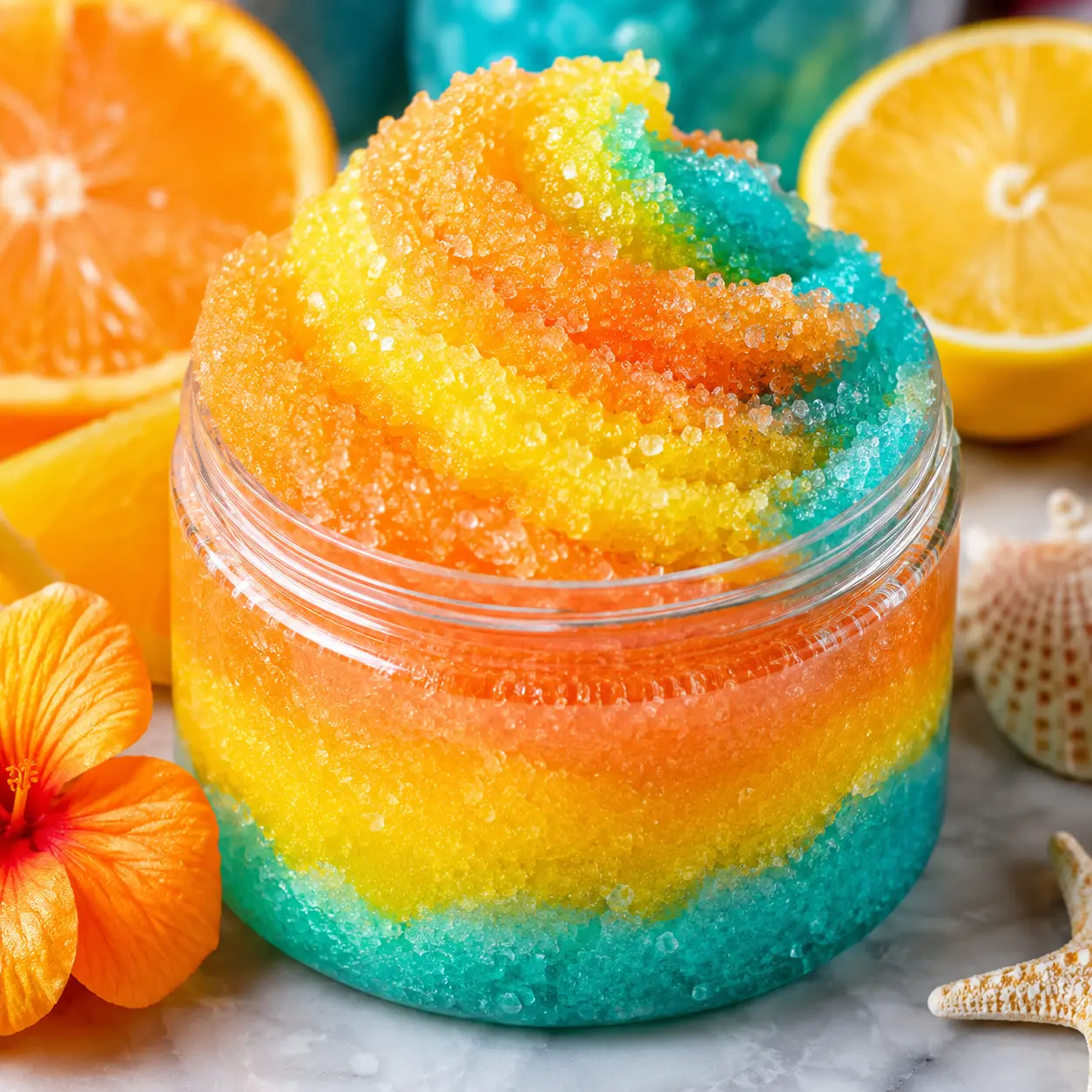 Summer Vibes Foaming Sugar Scrubs