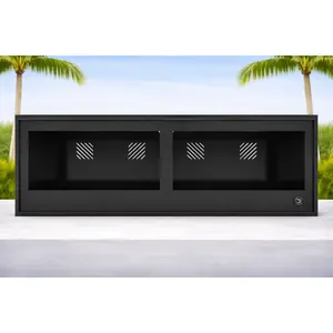 6'x2'x2' Premium PVC Reptile Enclosure | 72"x24"x24" Reptile Cage w/ Tempered Glass Panels