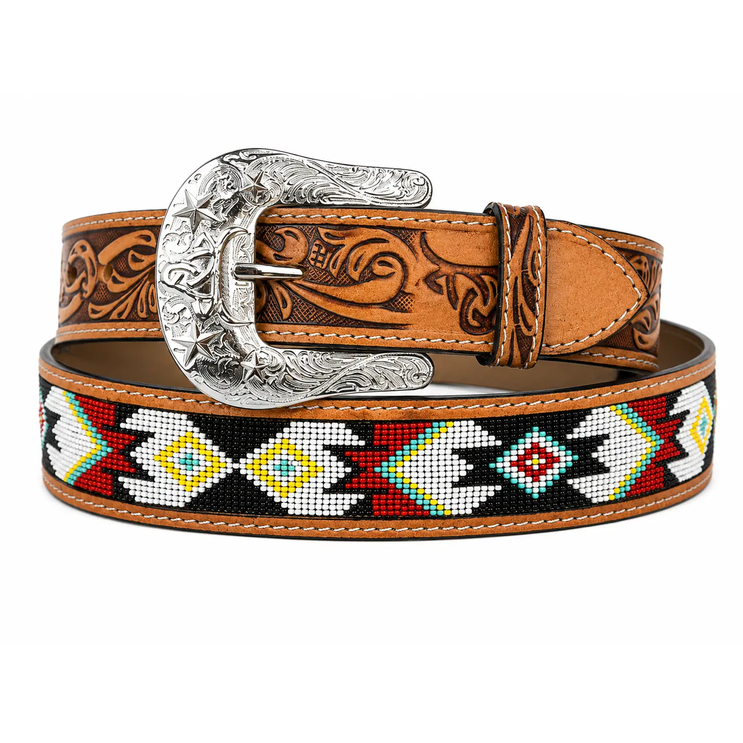 "CLY" Beaded Belt