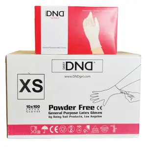DND - Latex Gloves Case 10 Boxes (XS, S, M, L)