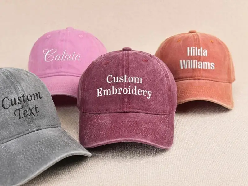 Personalized Name Baseball Cap | Custom Embroidered Gift | Unisex Hat