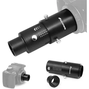 Astromania Upgrated Telescope Camera Adapter - Variable Projection Adapter 1.25 inch Extension Tube Kit for Prime Focus and Eyepiece Projection Astrophotography with Refractors or Reflector Telescopes