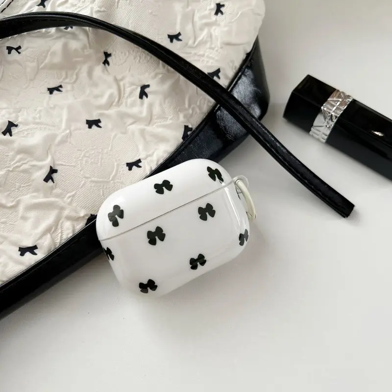 Fun and cute bowknot earphone case for Apple AirPods 1, AirPods Pro, Pro 2, Pro 3 Bluetooth earphone cases