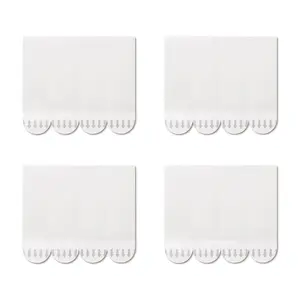 64 Pack Medium Replacement Adhesive Strips Refill Poster Strips Damage-Free Hanging Strips for Wall Hooks No Tools Removable Sticky Strips for Home Office and Dorm Decor White
