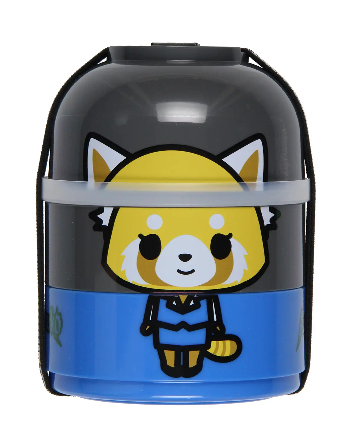 Sanrio Aggretsuko Bento Lunch Box 3-Compartment Stackable Container 5.5", Multicolored, Durable Bento Box, Plastic, Lunch At Work