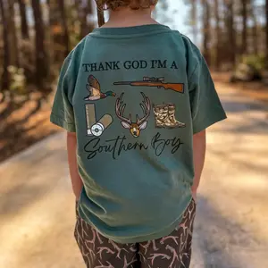 I'm A Southern Boy Short Sleeve Boys T-Shirt, Southern Boy Co Shirt, Family Matching Outfits, Dad And Son Tee, Young And Toddler Shirt