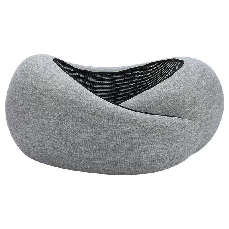 Soft Memory Foam Travel Neck Pillow U Shape Adjustable Support for Comfortable Sleeping on Plane Car Office Noon Break Aerodynamic Design