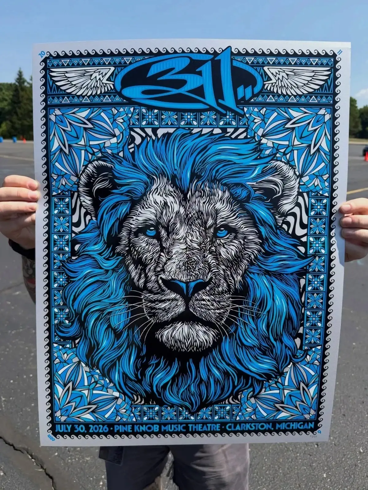 311 Pine Knob Clarkston MI July 30th 2026 Tour Poster