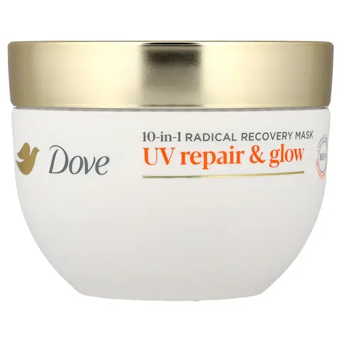 Dove UV Repair & Glow, 10-In-1 Radical Recovery Hair Mask, 9.2 oz (260 g)