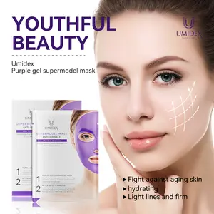 Korea Collagen Power Boosting Mask|Purple Glow，Anti-aging，Skin Repair Comfort Fragrance Skincare Gel