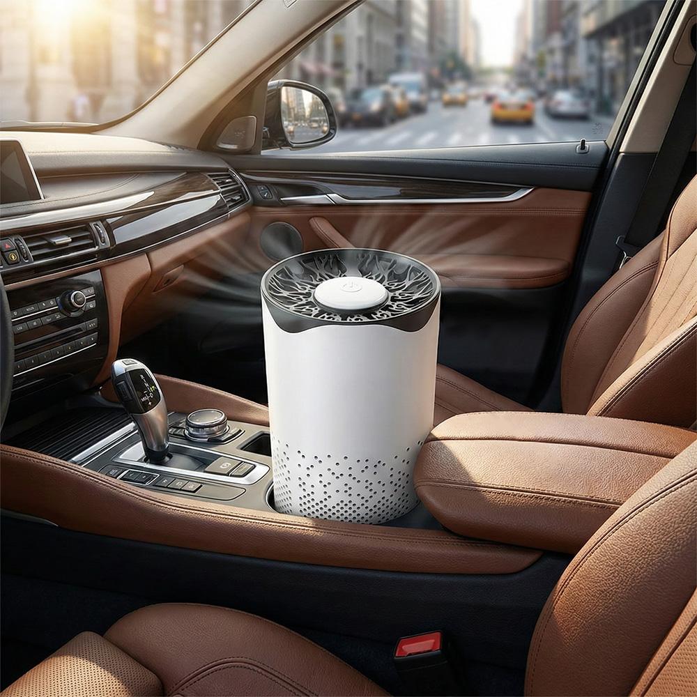 Air Purifiers for Home , 3-in-1 Filter Air Cleaner for Home, Portable Air Purifier Effectively Remove Formaldehyde, Smoke, Dust, Odors & Pet Dander