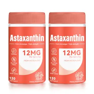 120 Softgels, 4 Month Supply | Premium Ahin Antioxidant Supplements | Fresh Microalgae Source | Triple Strength, Non-GMO, Gluten Free, No Soy