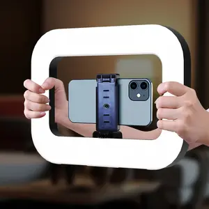 Portable Handheld Ring Fill Light, USB Rechargeable Phone Selfie Light, Desktop Selfie Light, Selfie Light Stand, Phone Accessories for Live Streaming, Vlogging & Photography, Protective, Ringlight