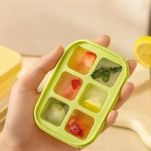 Fast Freeze Ice Cube Tray, BPA-Free Silicone Mold, Rapid Ice Making, Ideal for Party Drinks & Commercial Kitchens