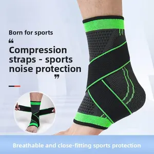 Adjustable Compression Ankle Brace | Breathable Knitted Ankle Support Sleeve – Anti-Sprains Stabilizer with Straps for Running, Basketball & Sports Recovery tactical accessories football drip accessories