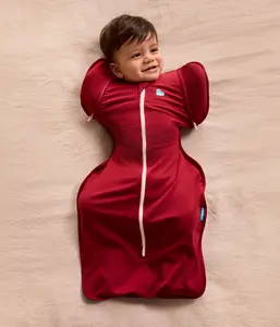 Swaddle Up™ 2-in-1 Transition Bag 1.0 TOG Cotton Maroon