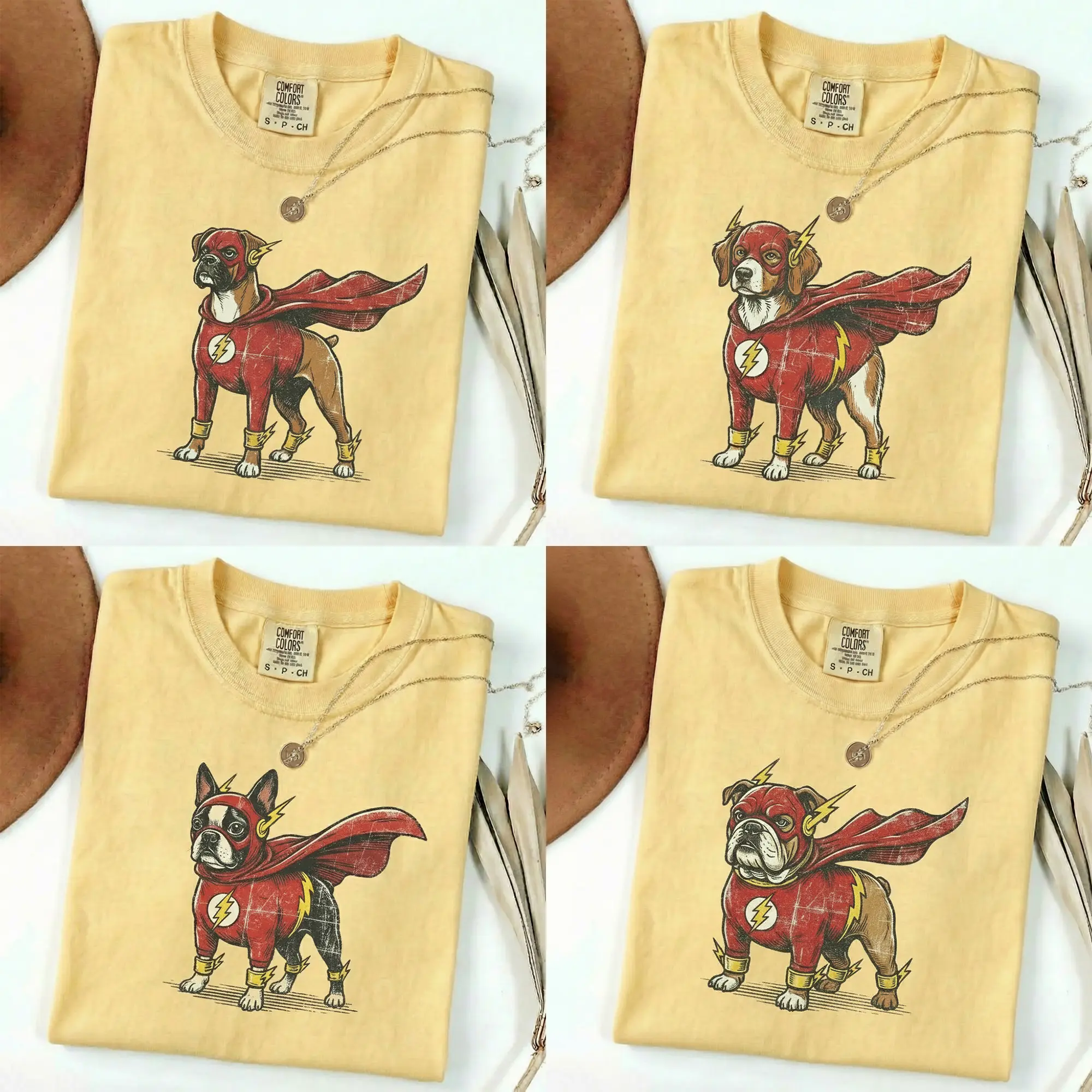 Comfort Colors BANANA I'm The Fastest Puppy Alive Superhero Dog Shirt – Funny Dog Tee for Comic Fans, Fast Dog Lover Gift, Nerdy Flash-Inspired Pet Humor Shirt for Him or Her Comfort Colors BANANA I'm The Fastest Puppy Alive Superhero Dog Shirt – Funny Dog Tee for Comic Fans, Fast Dog Lover Gift, Nerdy Flash-Inspired Pet Humor Shirt for Him or Her