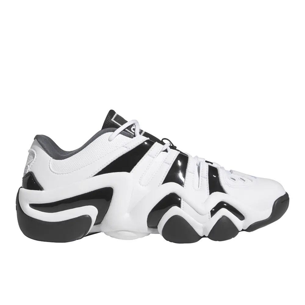 adidas Mens Crazy 8 Low Sneakers Shoes Casual - White