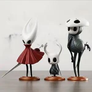 Three Knights Game Peripheral Big Head Hollow Knight Bee Queen Pale King Hand Model Desktop Decoration, Collectible Figurine, Collectible Figure