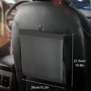 Car Trash Can Leak-Proof,Strong Magnetic Fast Closing Car Trash Bin as Cars Organizers and Storage,Cars Garbage Can with Automotive Trashs Bag for Backseat,Console,Door（1 PCS）