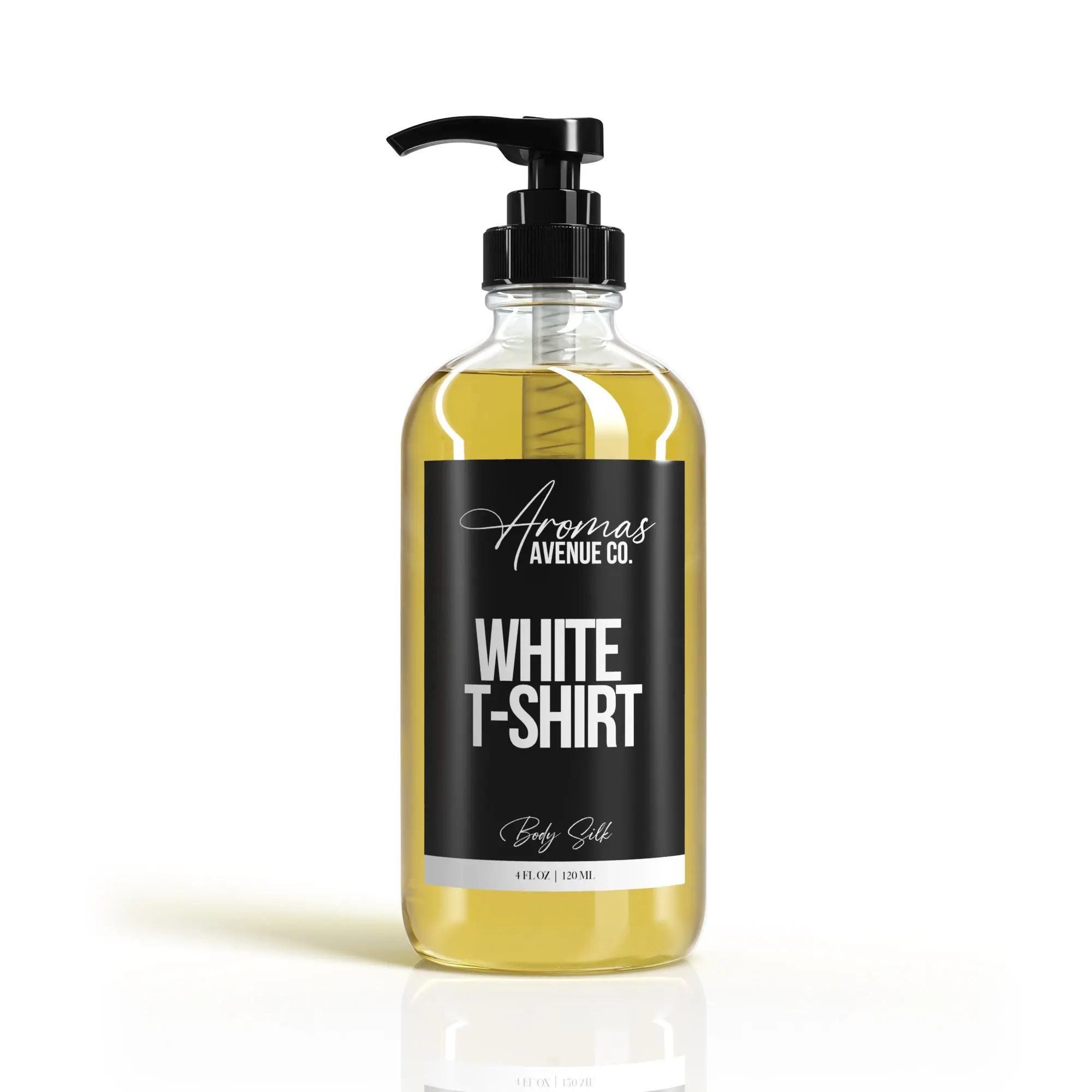 White T-Shirt  Luxury Body Silk