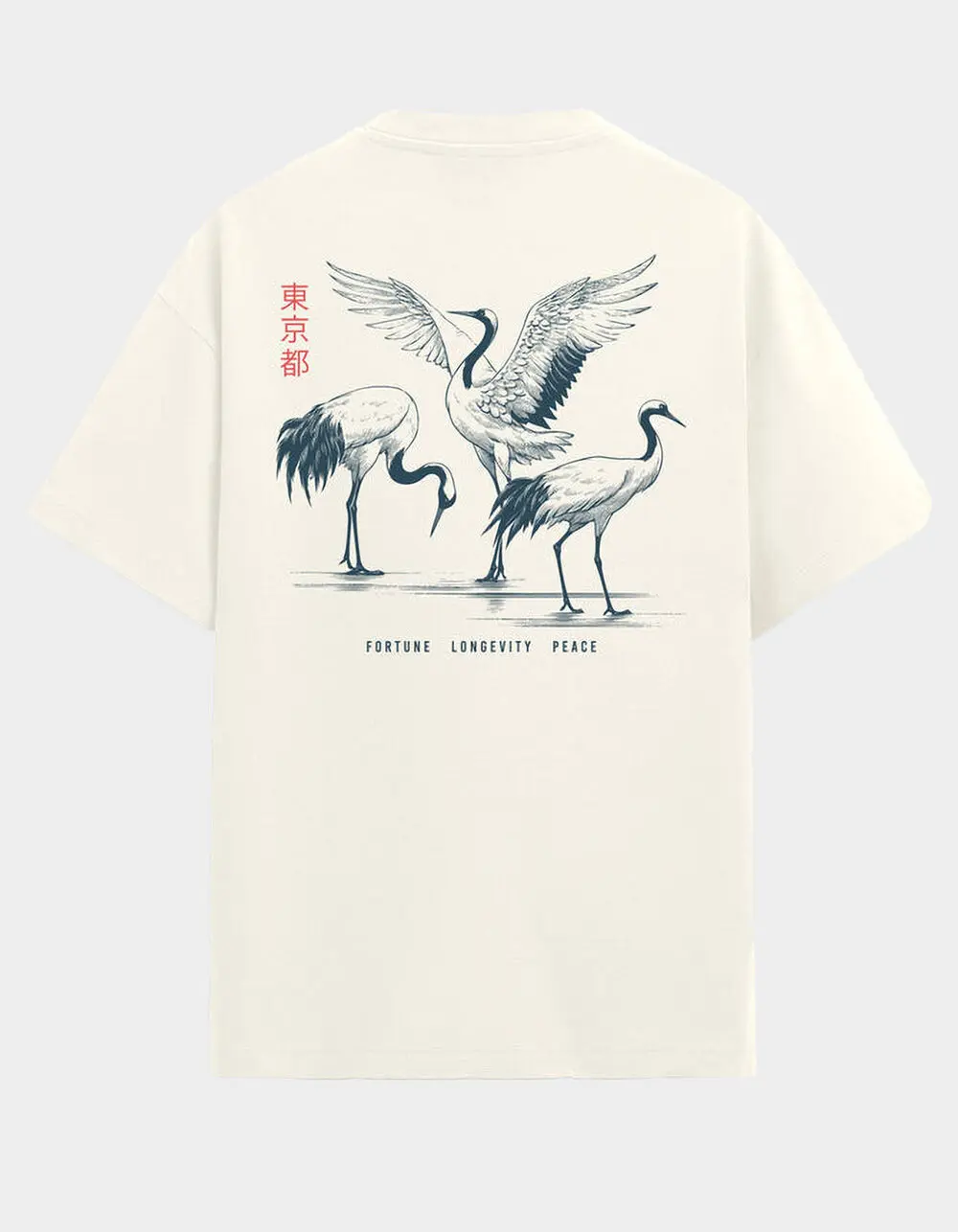 IKIGAI Cranes Mens Tee