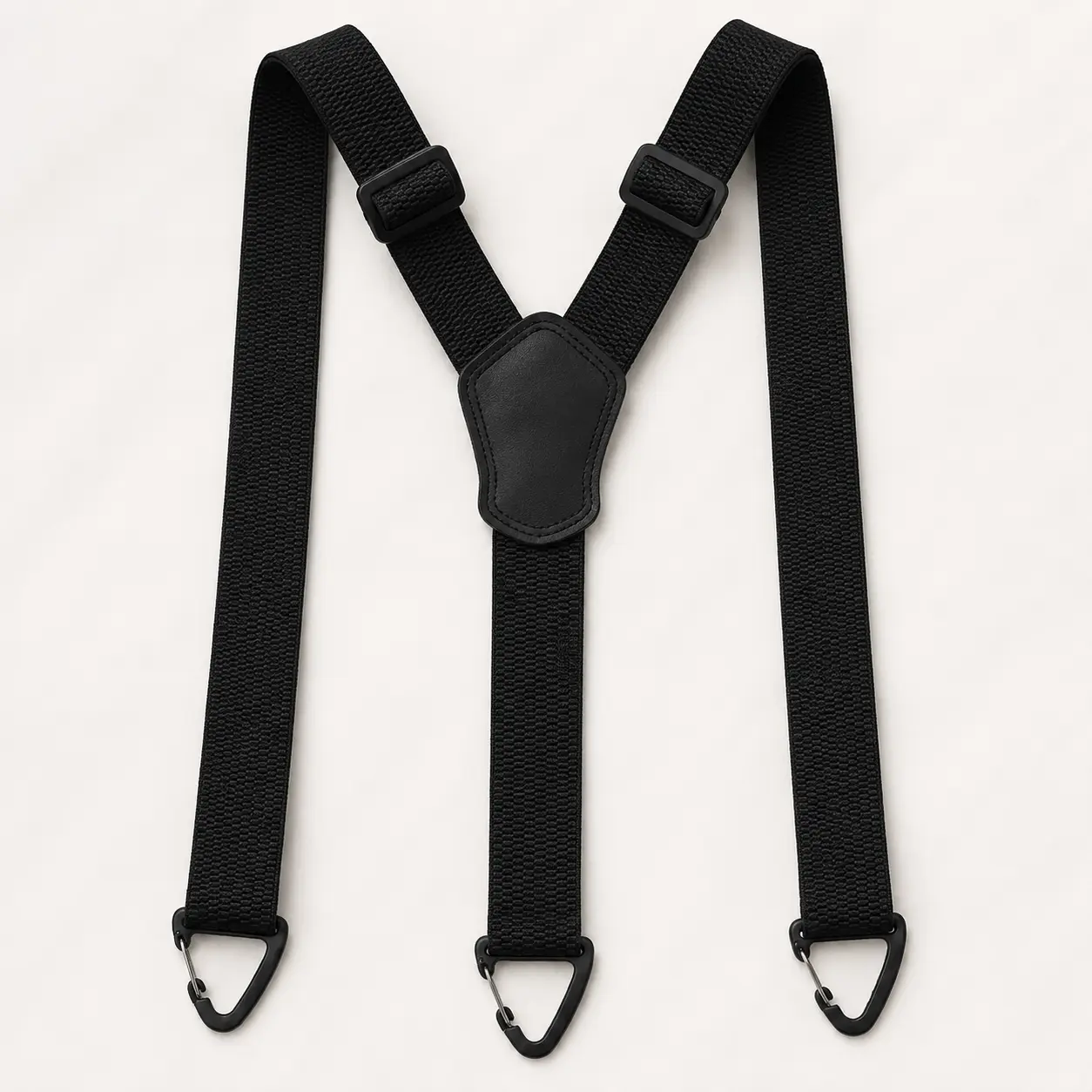 1.5" Hidden Suspenders for Men, Heavy Duty Under Shirt Pants Support, Adjustable 3 Snap Loop Invisible Suspenders