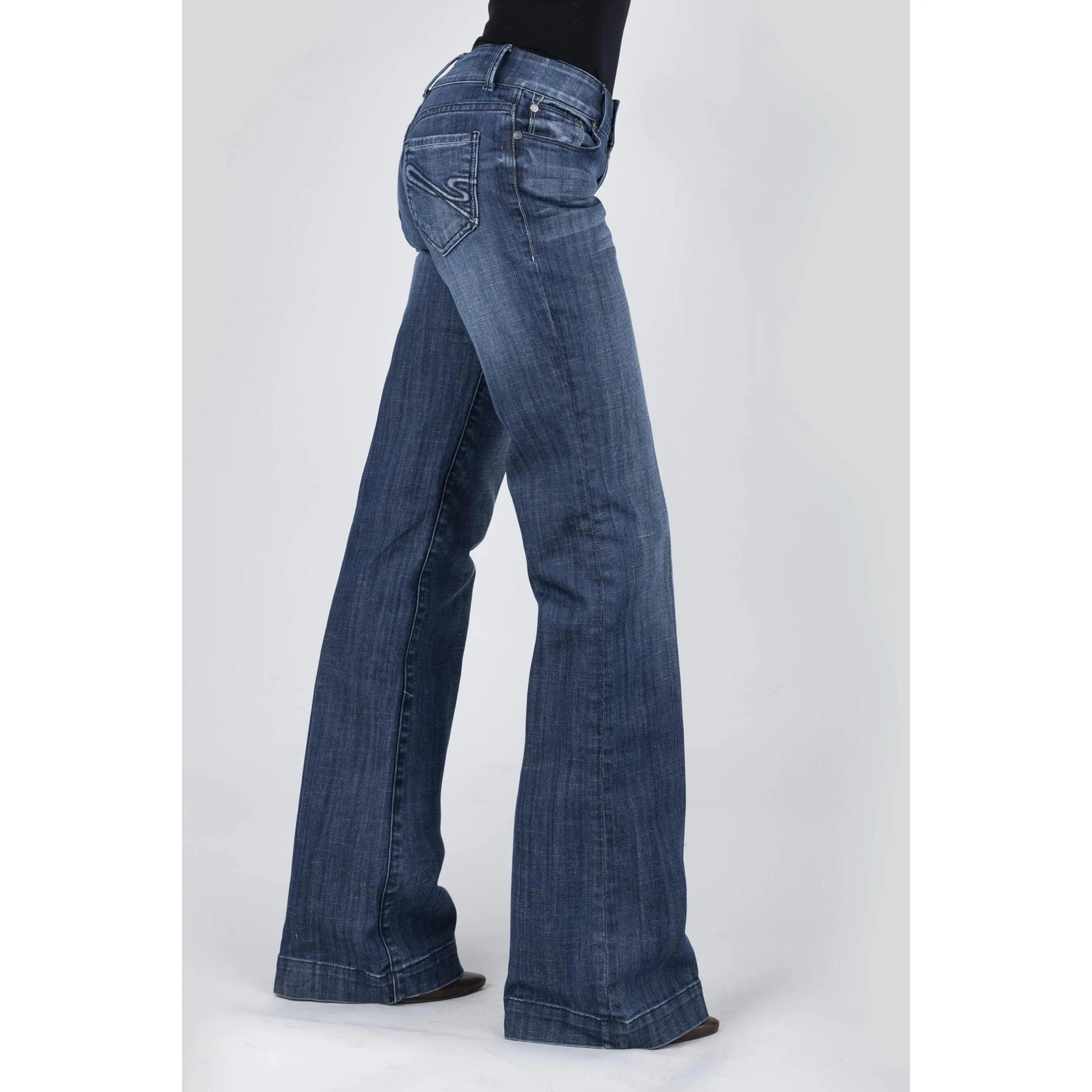Women's Stetson Dark Wash Western Trouser Jean