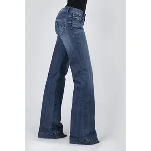 Women's Stetson Dark Wash Western Trouser Jean