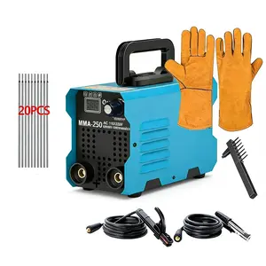MINI Portable Welding Machine, 250Amp Stick Welder, AC 110V smart conversion, LED Display Digital Welder, Portable MMA Arc Welder
