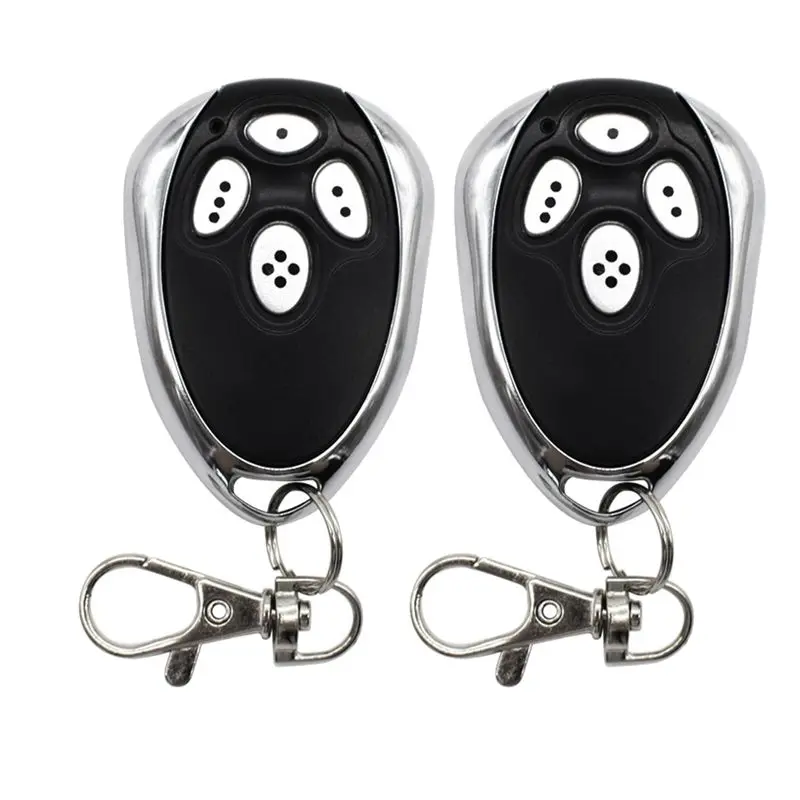 2PCS 433MHz Rolling Code Garage Door Opener Remote Transmitter, Wireless Controller Compatible with Alutech AT-4, AR-1-500, AN-Motors, ASG1000, AT