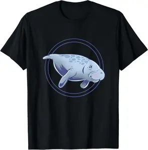 100% cotton Unisex Manatee Sea Cow T-Shirt