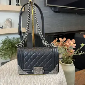 Pre-owned CHANEL Lamb Skin Crossbody Bags Limited Edition "Paris Dallas" Cowboy Boy Flap Bag